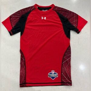 Under Armour Official NFL Combine Authentic HeatGear Compression Shirt, Boys L